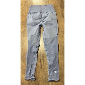 Gymshark Vital Boost Leggings Size X-Small Blue Gym Pants Butt Cinched